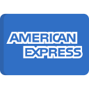 American express logo blue and white color